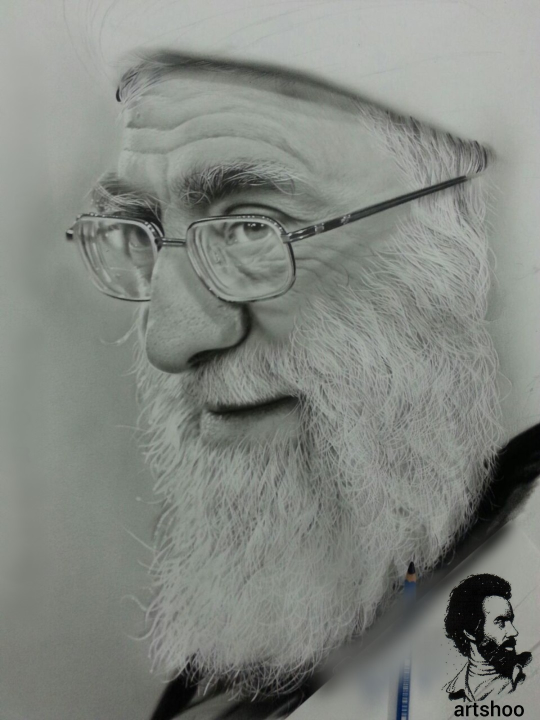 آموزش نقاشی سیاه قلم